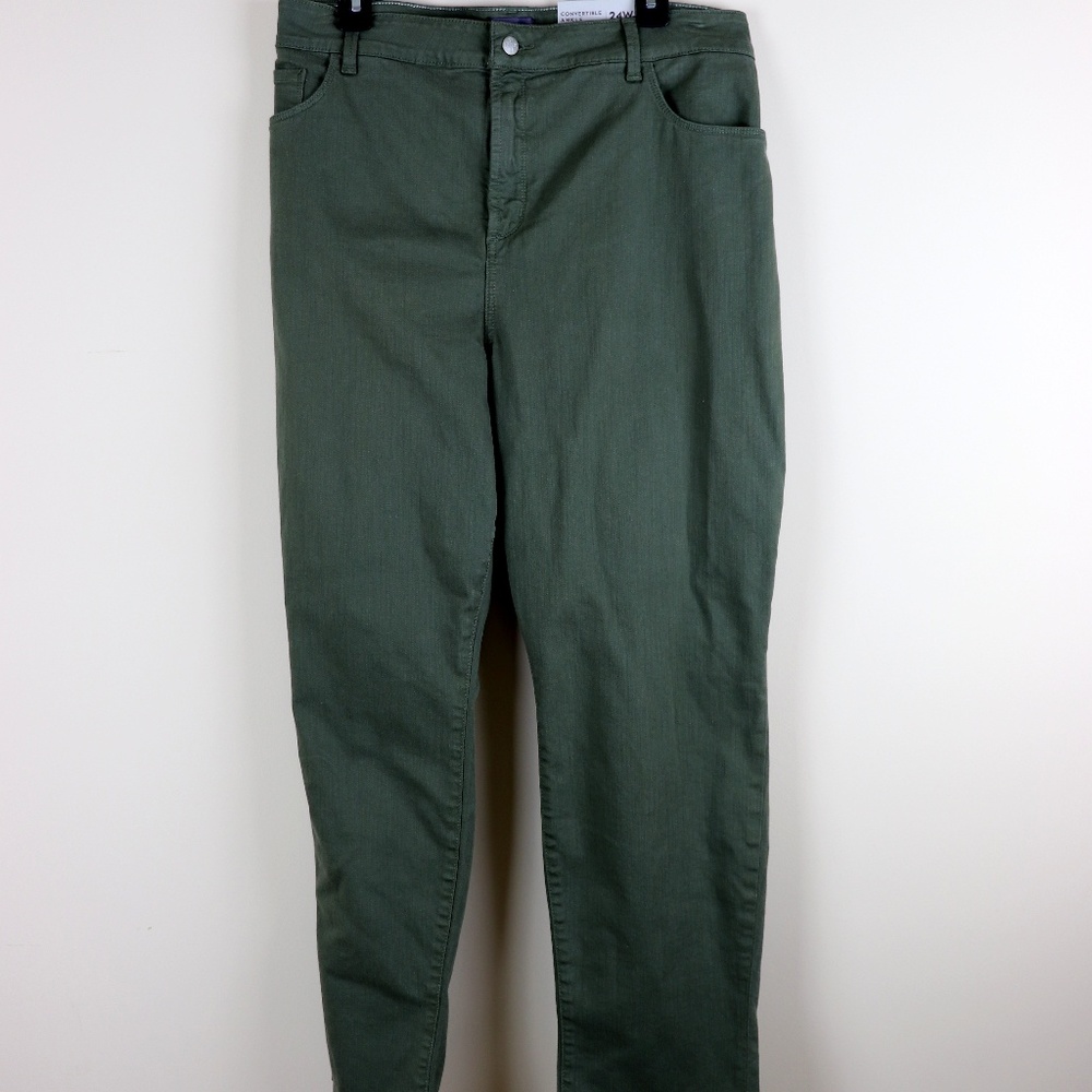 NYDJ Alina Ankle Jeans Topiary Green NWT 24W